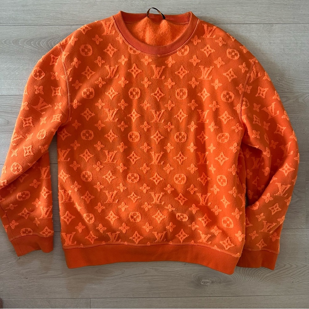 Louis Vuitton Vibrant Orange Crewneck Sweater